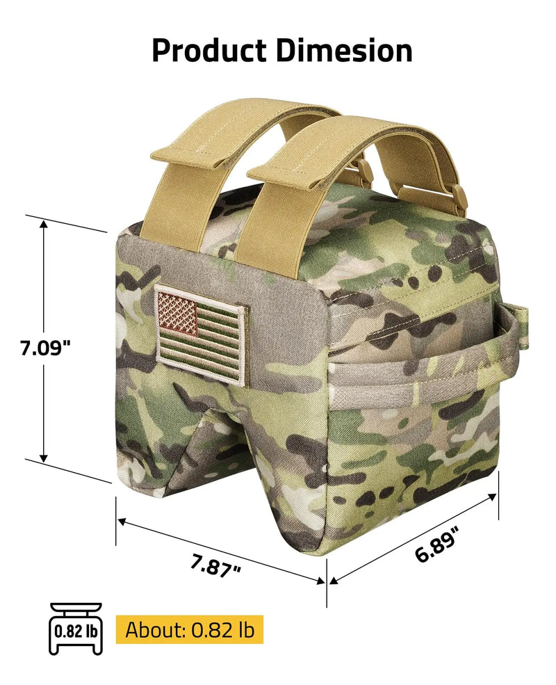 Load image into Gallery viewer, Shooting Bag Filled Prone Shooting Rest Bag Front or Rear Squeeze Bag Hunting Gun Holders Range Outdoor Sports
