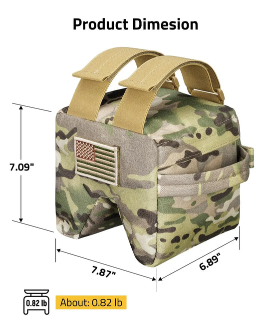 Shooting Bag Filled Prone Shooting Rest Bag Front or Rear Squeeze Bag Hunting Gun Holders Range Outdoor Sports