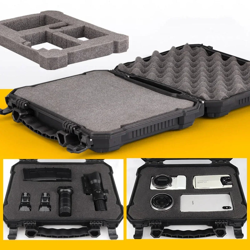 Load image into Gallery viewer, Tactical Pistol Case for GLOCK Hard Shell Box with Padded Foam Lining for Outdoor Hunting Shooting Storage Safety Lock Boxes
