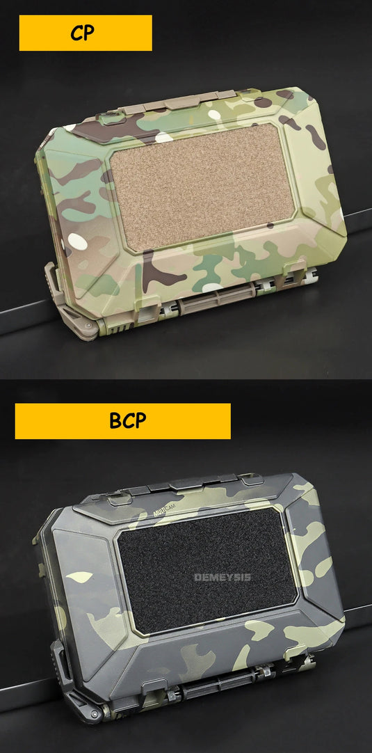 Tactical Equipments Storage Box  Waterproof Outdoor Hunting Gun Accessories Carry Case Lockable Molle Hard Shell Bag