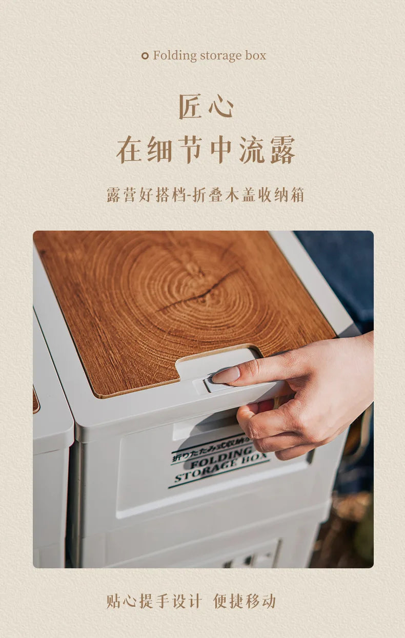 Load image into Gallery viewer, Outdoor Storage Box Side Open Foldable Storage Box Car Trunk Home Camping Box Vehicle Storage Organizer Box
