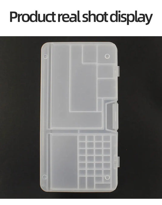 Box, Electronic Components, Transparent Plastic Storage, Small Screw Accessories, Tool Classification Grid