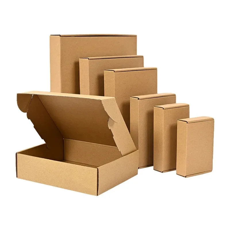 Load image into Gallery viewer, 20/10PCS Square Corrugated Mailer Boxes - Cardboard Shipping Boxes for Packing, Mailer Shipping
