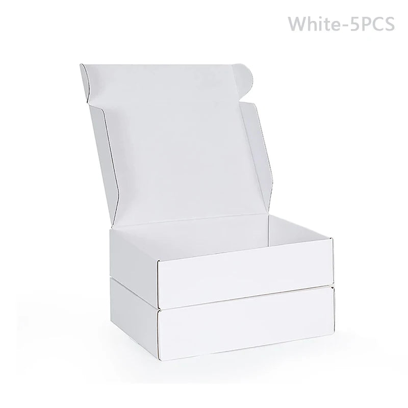 Load image into Gallery viewer, 5PCS Shipping Boxes Cardboard Corrugated Mailer Boxes for Packaging Craft Gifts Giving Products for Small Business Wedding Party
