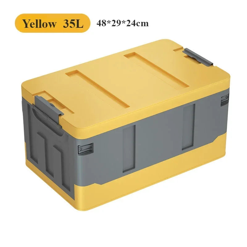 Load image into Gallery viewer, Large Camping Storage Box Portable Waterproof Container Outdoor Storage Case Durable Multi Purpose Foldable Car Trunk Organizer
