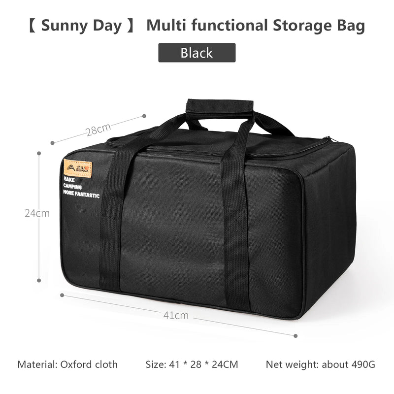 Load image into Gallery viewer, BISINNA Outdoor Camping Bag 26L Folding Gas Tank Storage Bag Picnic Cookwre Container Camp Supplies Adjustable Partition
