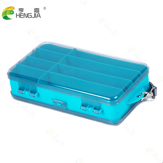 Fishing Bait Box1Double-sided Lure Box Colorful Transparent Storage Box Fishing Gear Accessories Bait Box