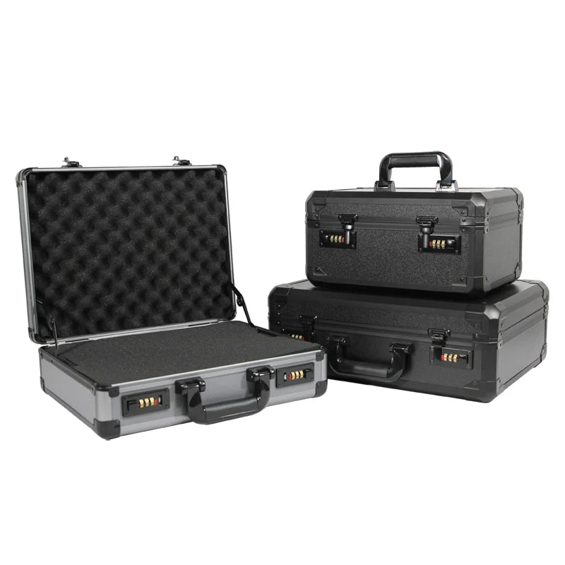 Load image into Gallery viewer, Handheld Tool Box Equipment Safety Protection Boxes File Instrument Storage Password Box Portable Hardware Tool Organizer Boxes

