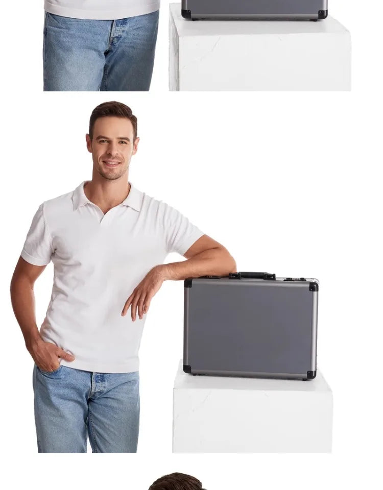Load image into Gallery viewer, Handheld Tool Box Equipment Safety Protection Boxes File Instrument Storage Password Box Portable Hardware Tool Organizer Boxes
