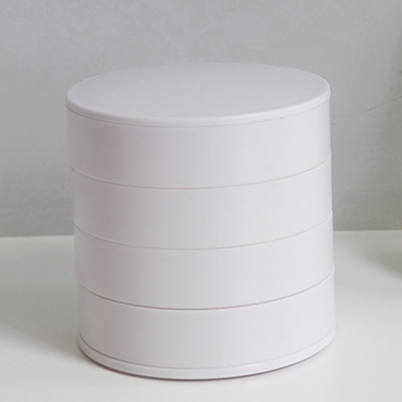Load image into Gallery viewer, Rotating Multi-layer Desktop Storage Box Hair Accessories Jewelry Makeup BoxNWith Lid Dustproof Jewelry Box Jewelry Storage Box
