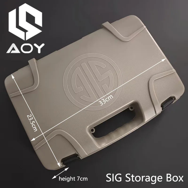 Load image into Gallery viewer, Tactical SIG Safety Carrying Box Kublai Pistol Suitcase Gun Accessories Safety Storage Case Case For Hunting Tools Accessories
