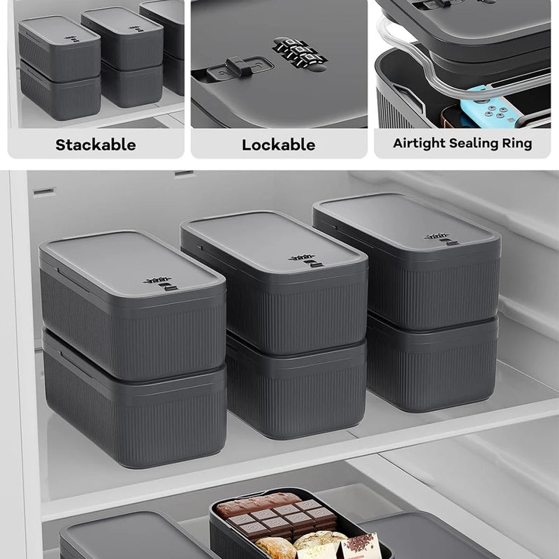 Load image into Gallery viewer, Lock Box with Locker,Lockbox for Office,School,Home Personal Items Safe,Medicine Lockable Cabinet,Food Snacks Container,Files
