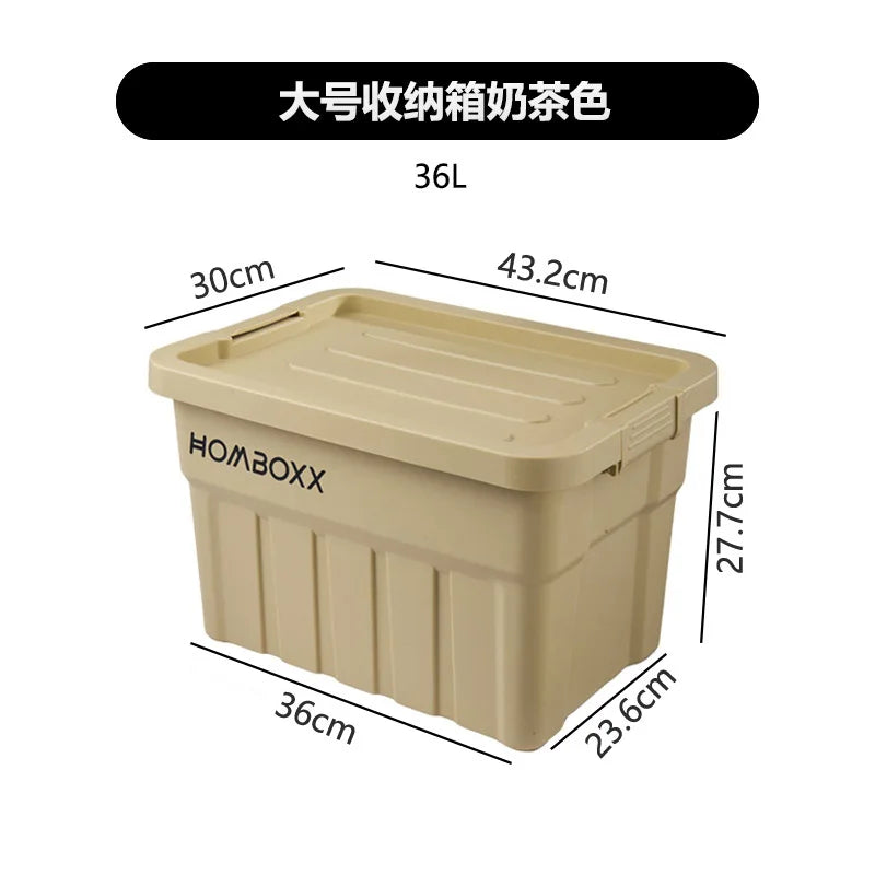Load image into Gallery viewer, Industrial Style Large Capacity Camping Storage Box Thickened Desktop Organizer for Car Miscellaneous Item Storage
