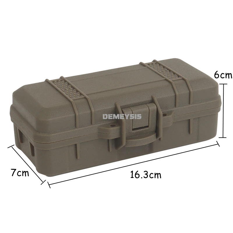 Load image into Gallery viewer, Tactical Flashlight Storage Box Dustproof with Padded Hunting Shooting Toolbox Suitcase Lockable Safety Accessories Case
