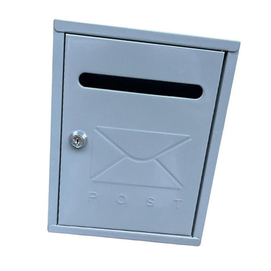 Locking Wall Mailbox Outdoor Mail Box Weatherproof Multipurpose 21.7x30x7cm for Mailings, Envelopes, Magazines Large Capacity