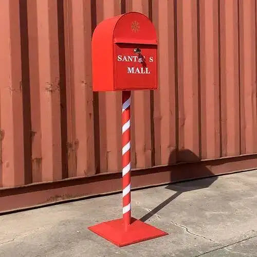Load image into Gallery viewer, Household Industrial Style Photography Prop Mailbox Retro Christmas Mailboxes Tin Letter Box Vertical Suggestion Box Letter Box
