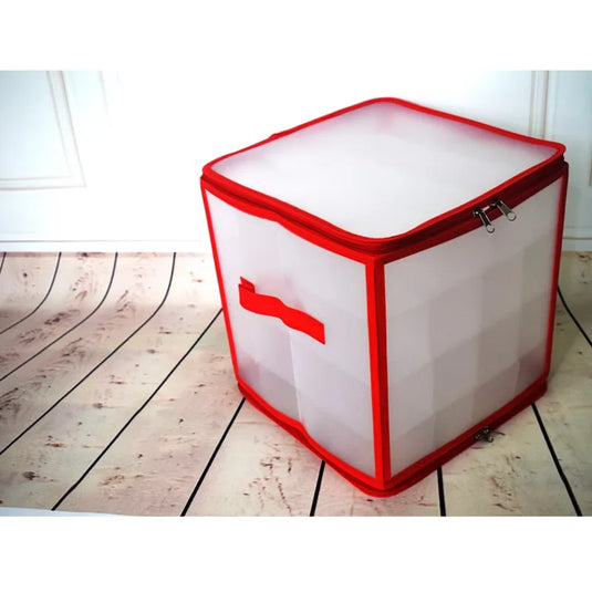 Divider Toy Storage Box 32/64-Grid Baubles Storage Box Christmas Ball Storage Bag Xmas Tree Decorations Organizer Bauble Storage