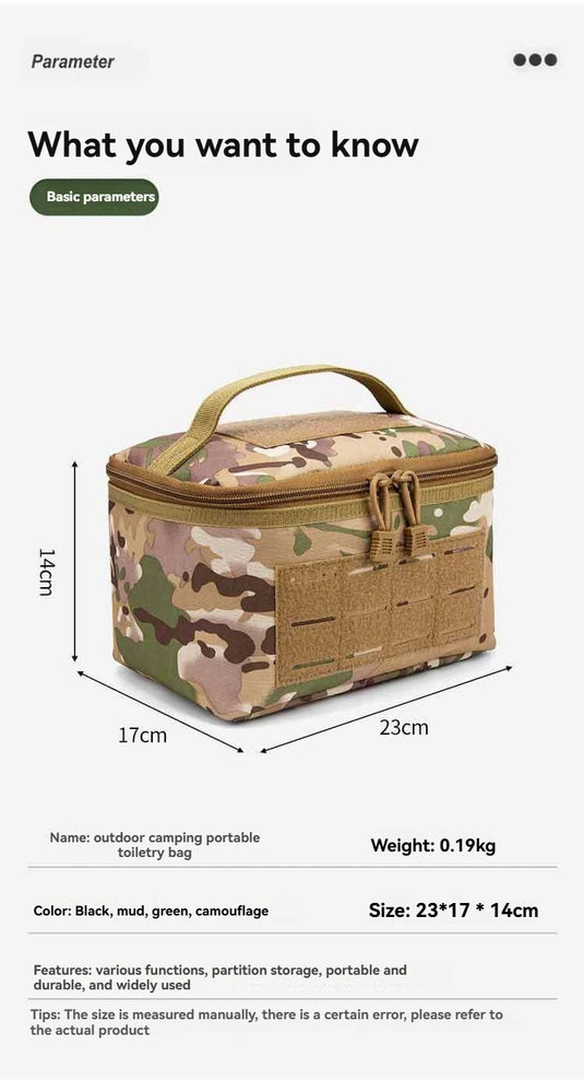 Portable Rifle Cartridge Bag Pistol Ammo Pouches Ammunition Box for Outdoor Hunting Shooting Bullet Storage EDC Handbag