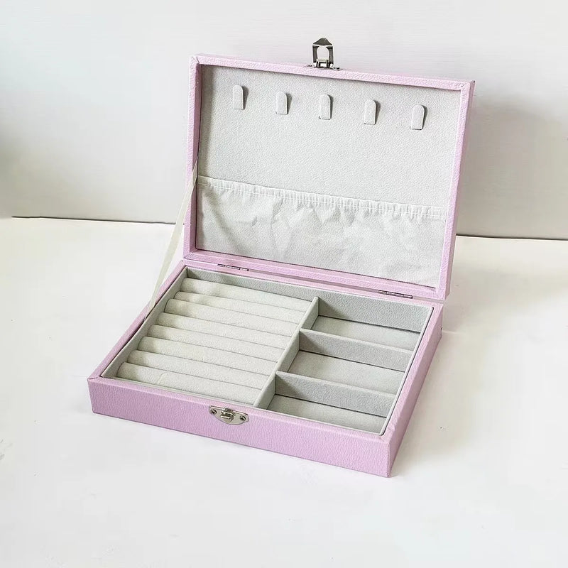 Load image into Gallery viewer, Jewelry Organizer Box - Portable Storage Case For Necklaces, Earrings, Rings, Accessory Storage, Jewelry Boxes
