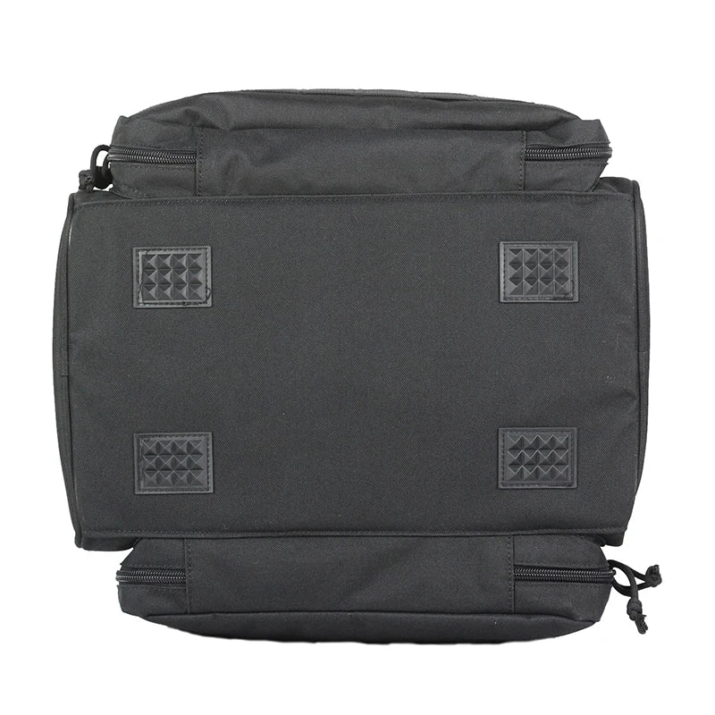 Load image into Gallery viewer, Shooting Range Bag Molle System Outdoor Hunting Accessory Nylon Tactical Gun Case Pack Pistol Tools Shoulder Bag Sniper Black

