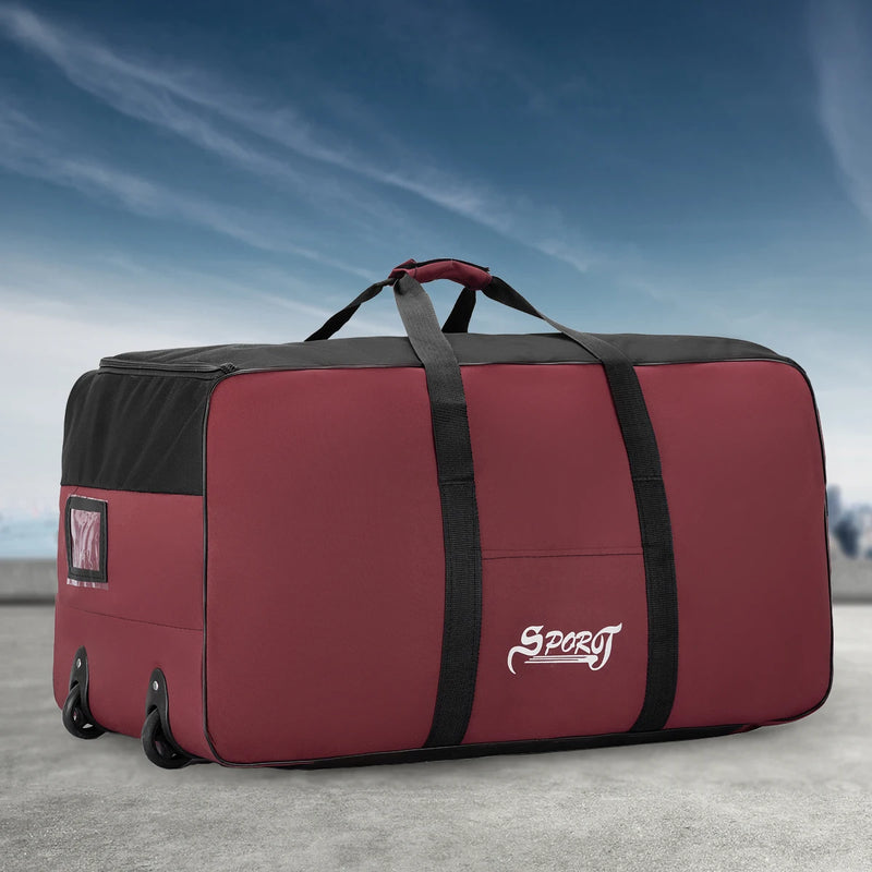 Load image into Gallery viewer, Outdoor Camping Picnic Equipment Storage Box, Tent Supplies Storage Box with Wheels, Large-Capacity Oversized Travel Bag
