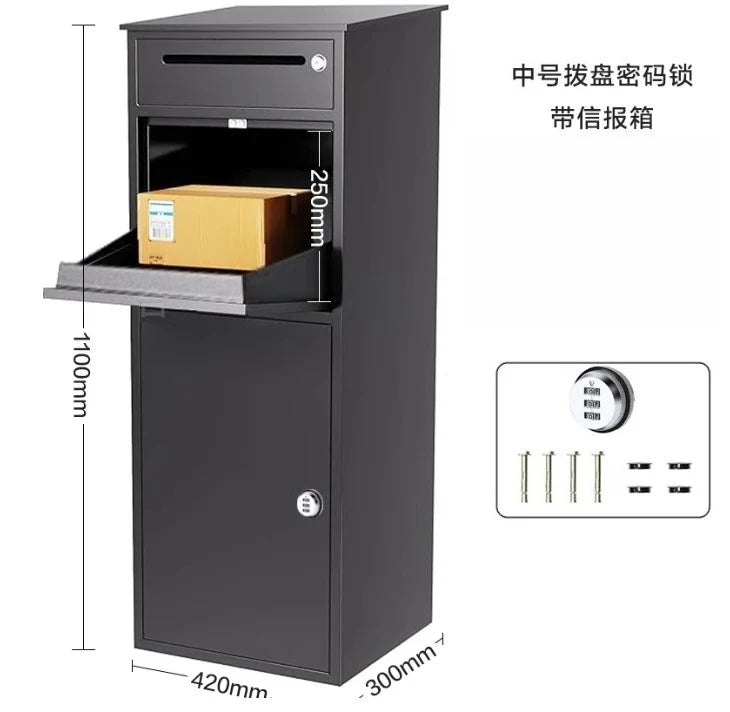 Load image into Gallery viewer, Letter Box Post Office Mailboxes Weatherproof-Parcel-Drop-Box For Residential

