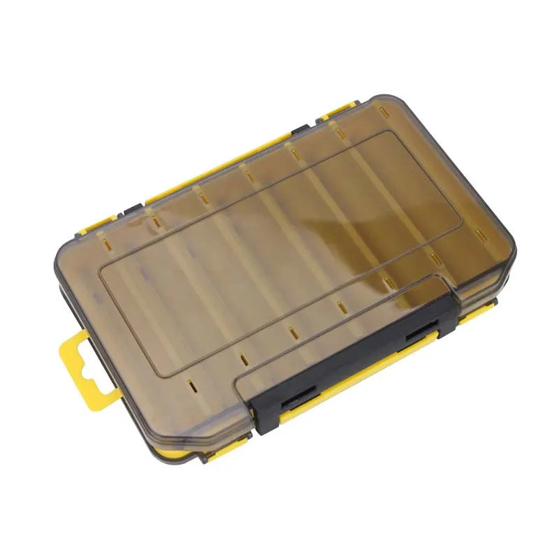 Load image into Gallery viewer, Fishing Tackle box 14 Compartments Fishing Accessories Lure Hook Storage Case Double Sided Fishing Tool organizer boxes

