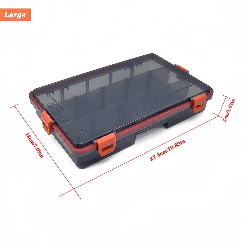 Load image into Gallery viewer, Fishing Tackle Box Large Capacity Fishing Accessories Tool Storage Box Fish Hook Lure Fake Bait Boxes Carp Fishing Goods
