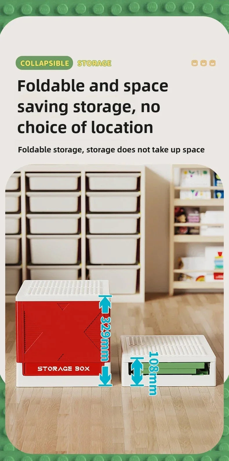 Load image into Gallery viewer, Household Goods Household Large Capacity Storage Box,  Storage Box, Building Block Storage Box, Children's Toy Storage Box
