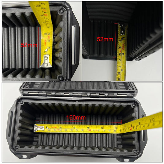 ABS Ammo Box Hunting Safety Bullet Storage Safe Pouch Ammo Can Outdoor Lightweight Ammo Accessory Crate Waterproof Shockproof
