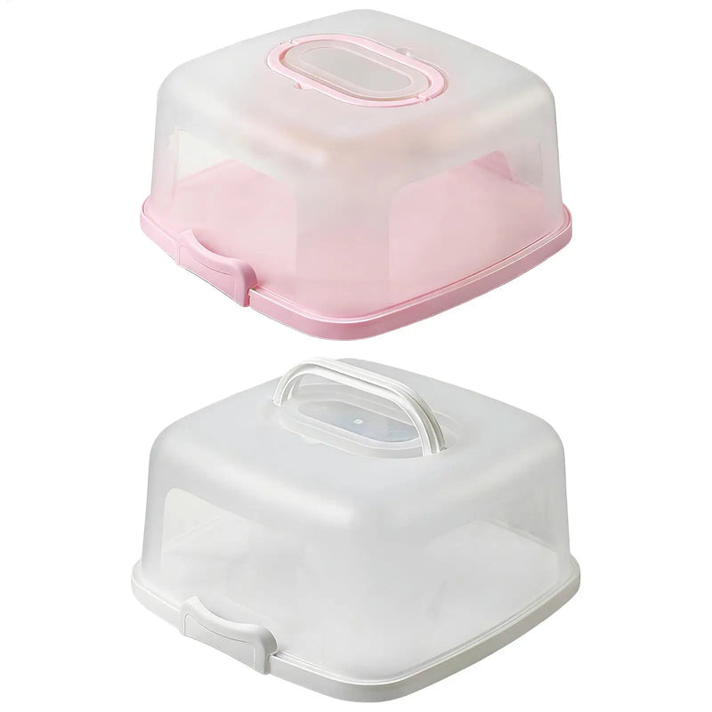 Load image into Gallery viewer, 10 Inch Portable Cake Box Food Fresh-keeping Box Refrigerator Receiving Box Fruits Vegetables Outdoor Camping Storage Boxs
