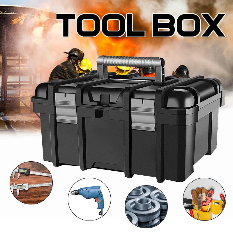 Load image into Gallery viewer, Large Tool Box Increase In Height Suitcases Hardware Parts Box Portable Tool Organizer Professional ToolBox For Garage Workshop
