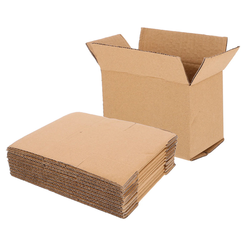 Load image into Gallery viewer, 10Pcs Corrugated Shipping Boxes Heavy Duty Cardboard Packing Moving Storage Small Mailer Boxes for Shipping Moving Box
