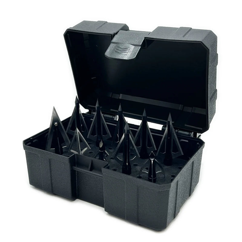 Load image into Gallery viewer, Hunting Broadhead Box Broadhead Storage Case Holds 20 Broadheads For Bow And Crossbow Arrow Head Storage Hunting Accessories
