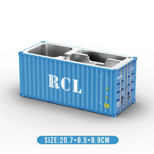 Shipping Container Model, Office Container, Pen Holder Storage Box, Logistics Container, 1:20 Model