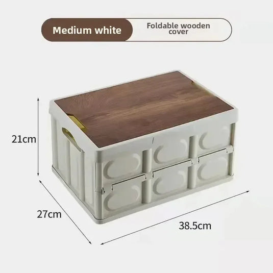 Outdoor Storage Box,Camping Folding Box,Camping Table,Camping Wooden Chopping Board,Car Trunk Organizer Storage Box