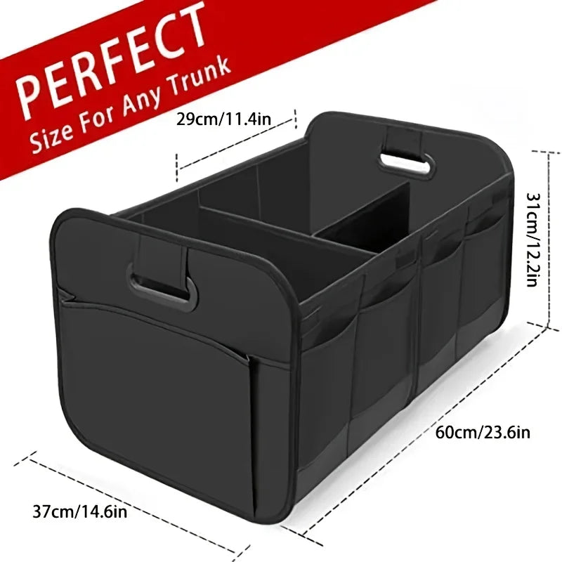 Load image into Gallery viewer, Foldable Car Storage Box Outdoor Waterproof Large Capacity Storage Bag Multifunctional Oxford Cloth Material Car Trunk Tool Box
