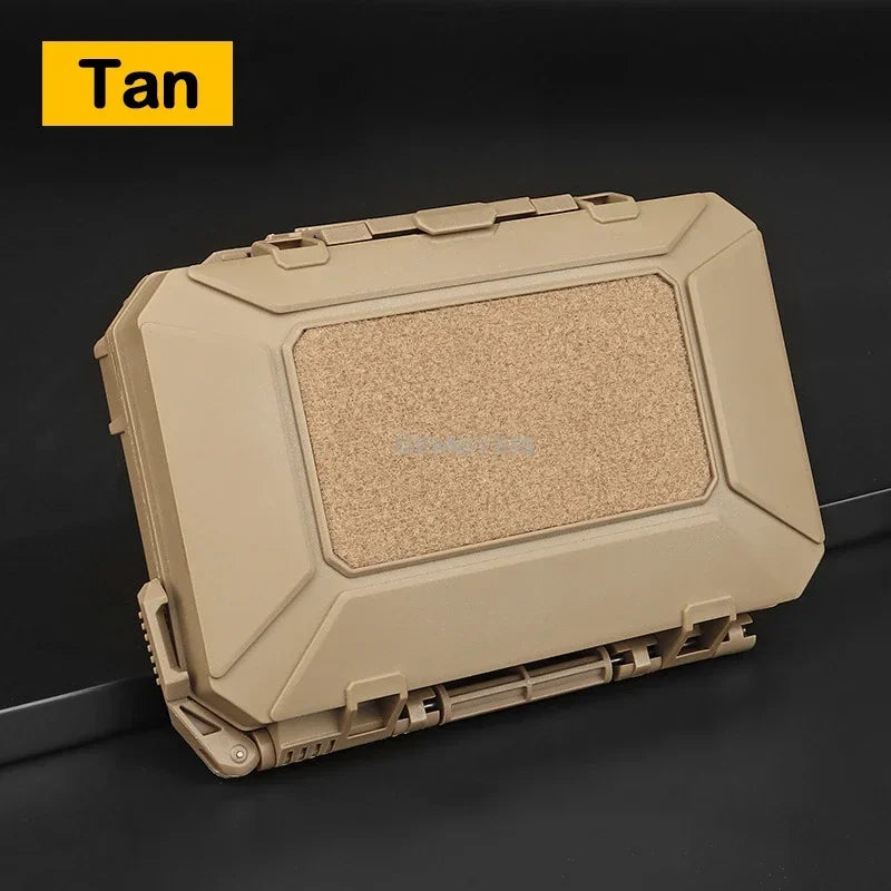 Load image into Gallery viewer, Tactical Equipments Storage Box  Waterproof Outdoor Hunting Gun Accessories Carry Case Lockable Molle Hard Shell Bag
