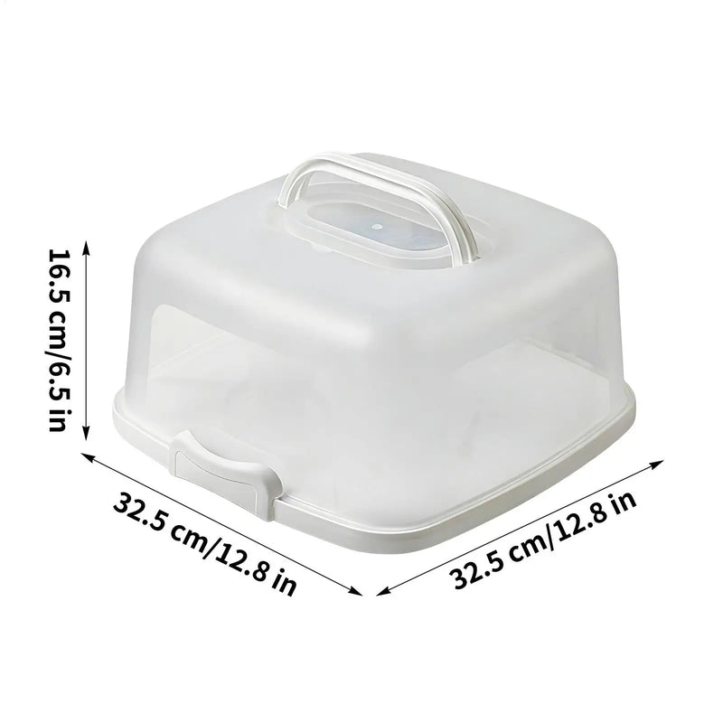 Load image into Gallery viewer, 10 Inch Portable Cake Box Food Fresh-keeping Box Refrigerator Receiving Box Fruits Vegetables Outdoor Camping Storage Boxs
