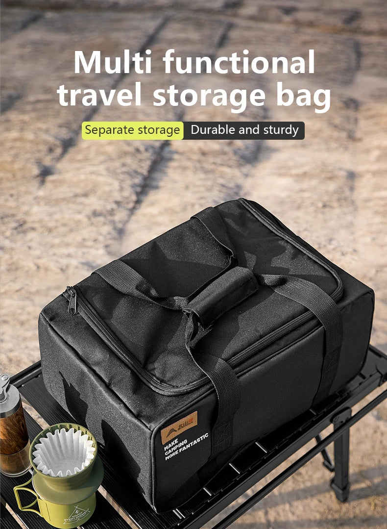 Load image into Gallery viewer, BISINNA Outdoor Camping Bag 26L Folding Gas Tank Storage Bag Picnic Cookwre Container Camp Supplies Adjustable Partition
