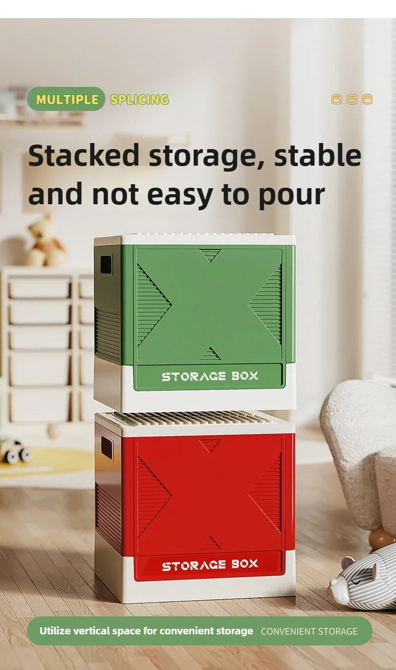 Load image into Gallery viewer, Household Goods Household Large Capacity Storage Box,  Storage Box, Building Block Storage Box, Children's Toy Storage Box
