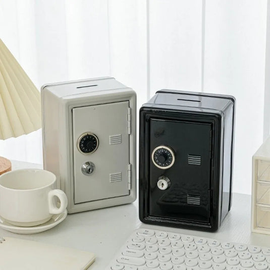 Decorative Box Password Lock Mini Safe Box Anti-Theft Metal Strongbox Cabinet Money Bank Valuables Security