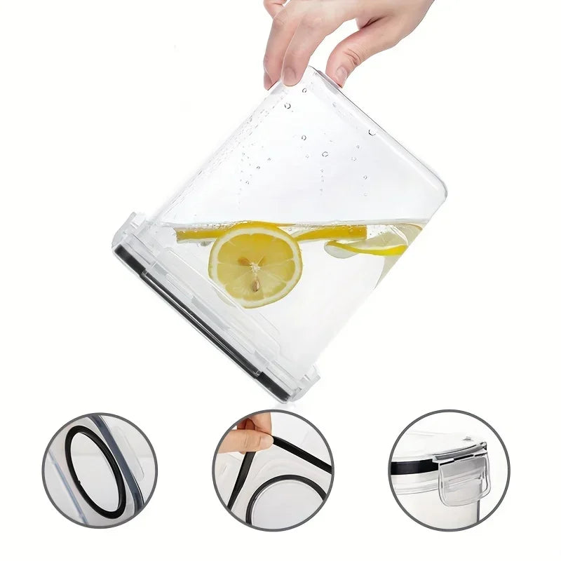 Load image into Gallery viewer, Food Storage Containers with Lids Stackable Treat Box Containers for Kitchen Pantry Organization Containers for Rice Dispenser
