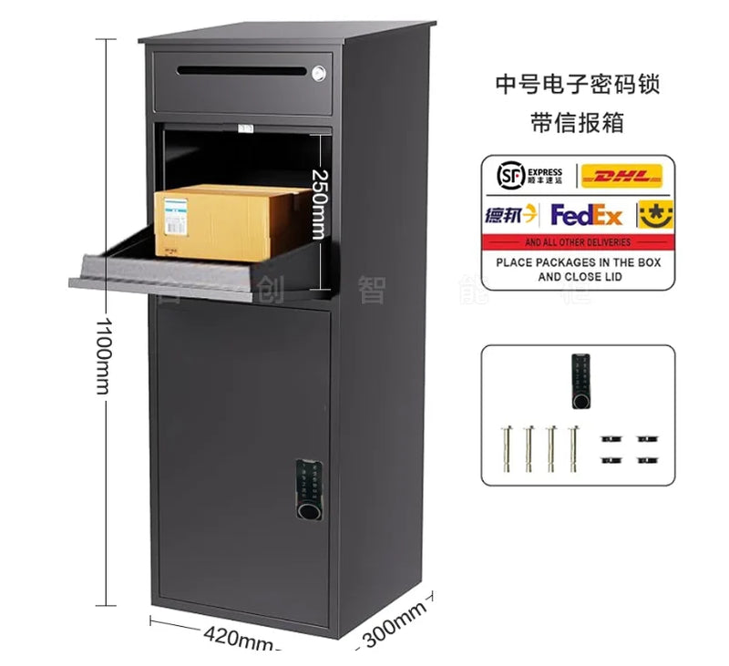 Load image into Gallery viewer, Letter Box Post Office Mailboxes Weatherproof-Parcel-Drop-Box For Residential
