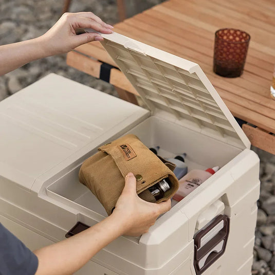 Car Storage Bin Outdoor Camping Foldable Storage Box Large Capacity with Lid Toys Books Food Sundries Organizer Storage Box