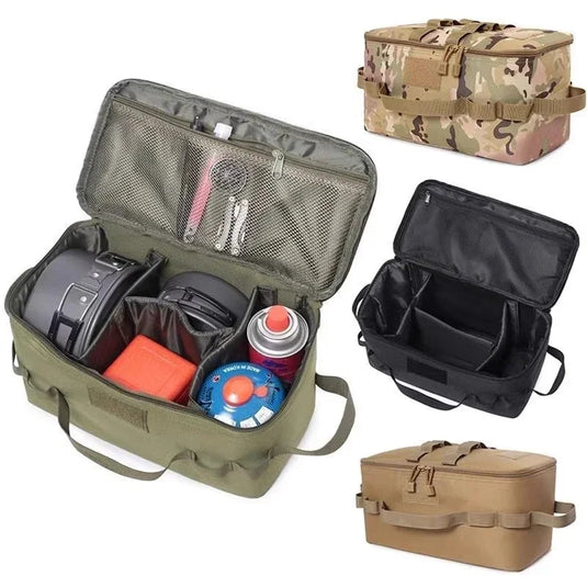 Camping Gas Tank Storage Bag Outdoor Large Capacity Ground Nail Tool Bags Picnic Cookware Utensils Organizer bags Мужская сумка