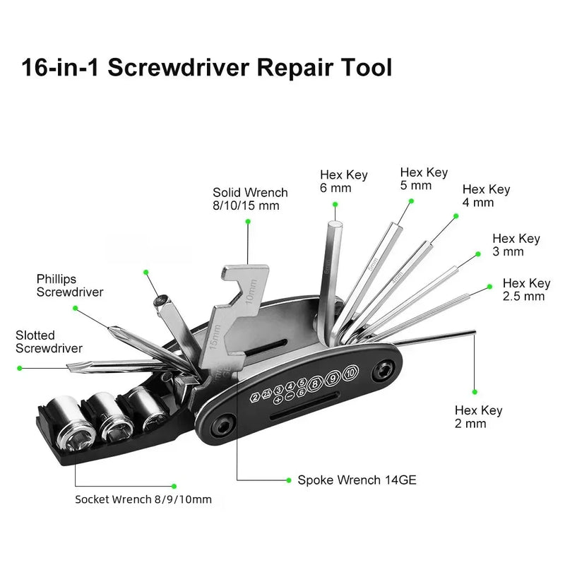 Load image into Gallery viewer, Bicycle Repair Tools Kit
