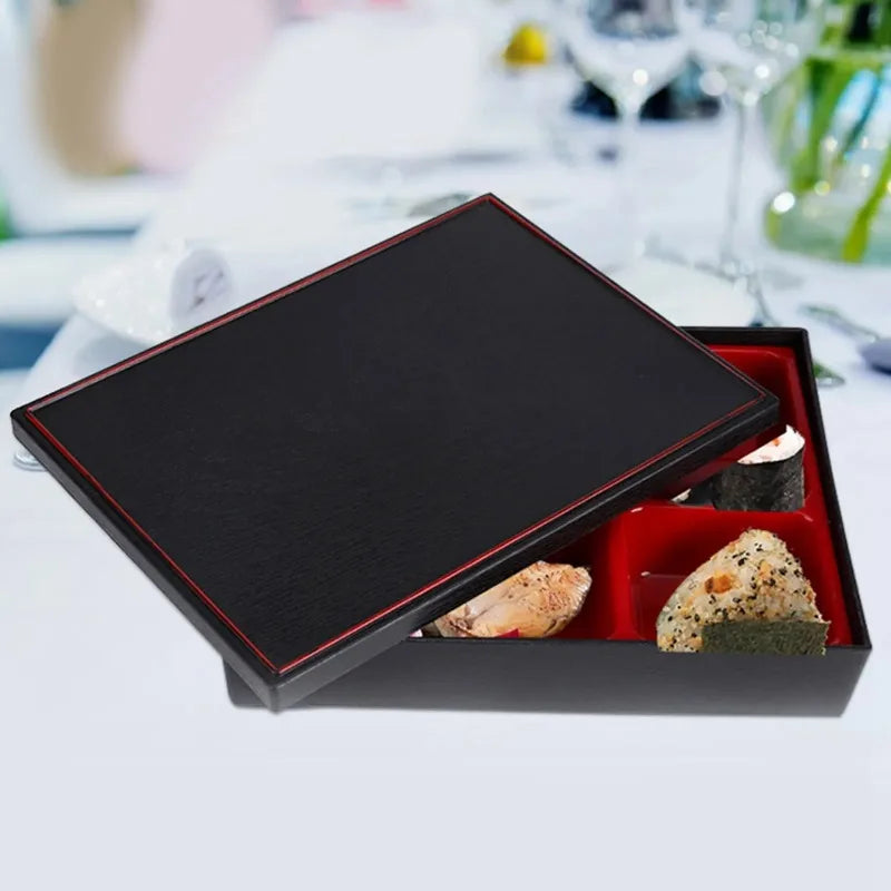 Load image into Gallery viewer, Food Storage Box Japanese Bento Portable Lunch Boxes Bento Food Container Japanese Wood Storage Box Office Picnic
