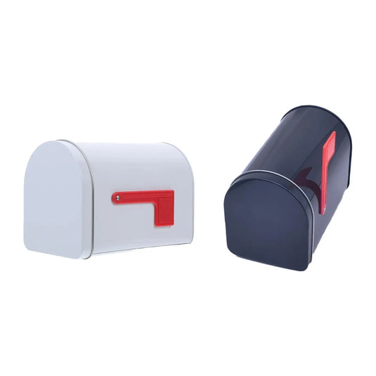 Tinplate Mailbox, Retro Style DIY Projects Decoration Mini Mailbox, for Mail House Valentine Classroom, Playhouse, Farmhouse