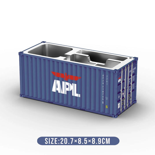 Shipping Container Model, Office Container, Pen Holder Storage Box, Logistics Container, 1:20 Model